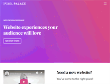Tablet Screenshot of pixelpalace.com.au
